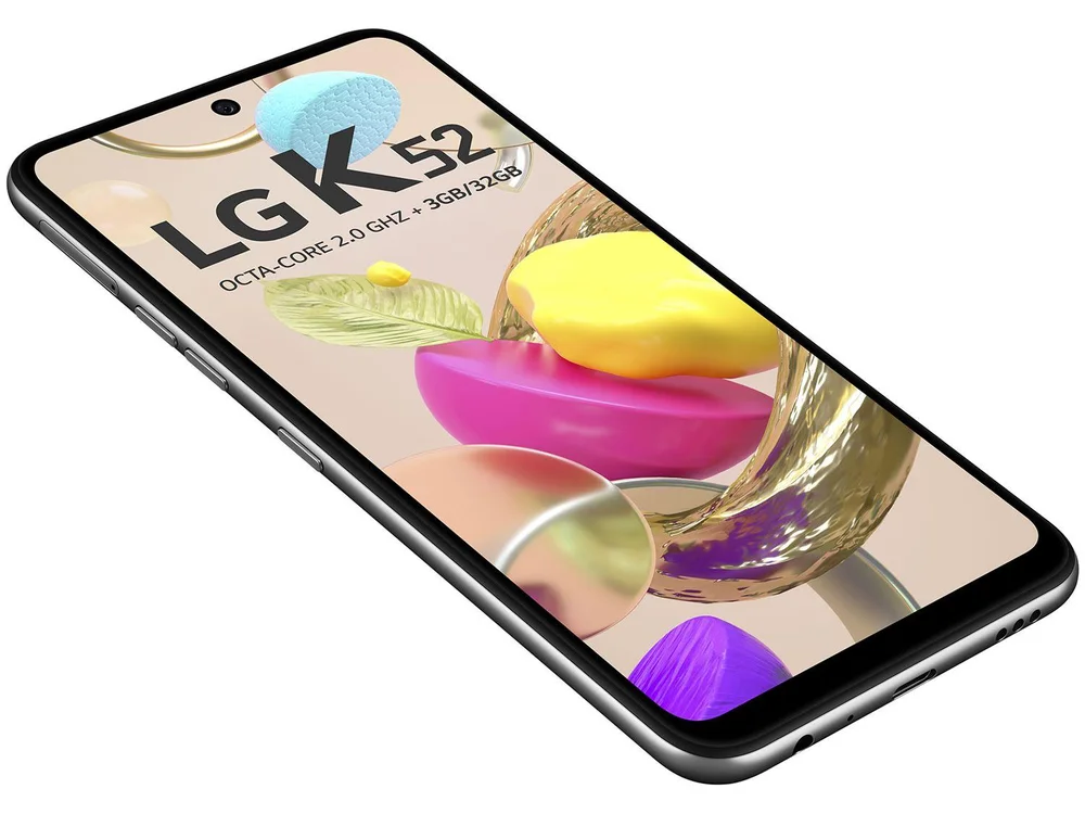 Smartphone LG K52, Android 10, Tela 6.6, Octa-core 3GB RAM, 64GB, Câmera Quádrupla 13MP+5MP+2MP+2MP, Selfie De 8MP, Cinza - view 8