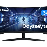 Menor preço em Monitor Gamer Samsung Odyssey G5, 34p, Ultrawide, 165Hz, 1Ms, HDR10, HDMI, FreeSync Premium