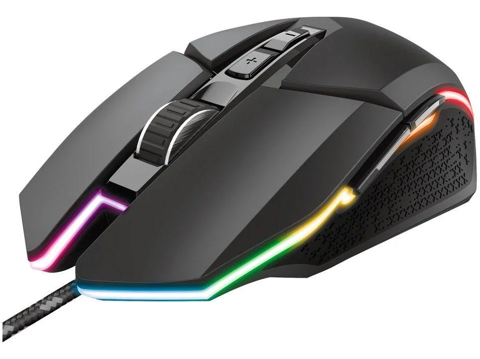 Mouse Gamer, Trust Idon GXT 950, RGB 6000 DPI, Com Fio. Mouse Gamer, Trust Idon GXT 950, RGB 6000 DPI, Com Fio.