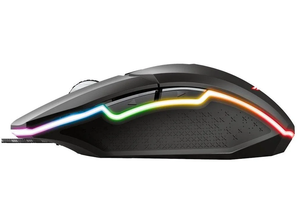Mouse Gamer, Trust Idon GXT 950, RGB 6000 DPI, Com Fio. Mouse Gamer, Trust Idon GXT 950, RGB 6000 DPI, Com Fio.
