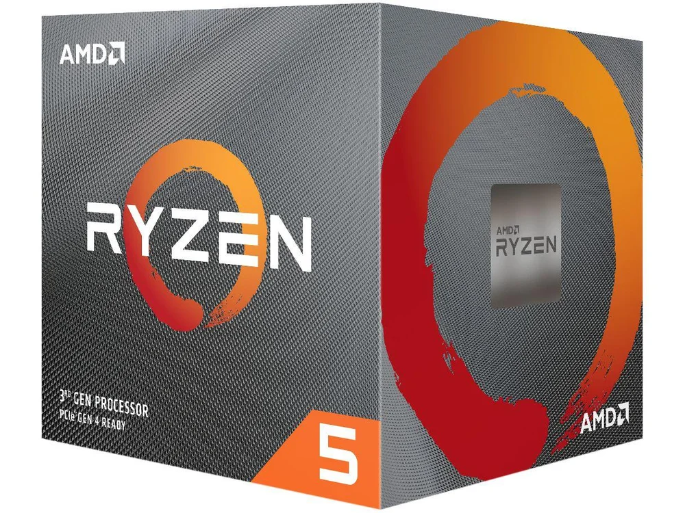 CPU Ryzen 5 3600X Processador AMD Ryzen 5 3600X 38 GHz 32MB KaBuM