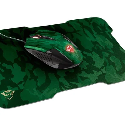 Kit Mouse Gamer 3200dpi LED e Mousepad, Gxt 781 Rixa - Trust