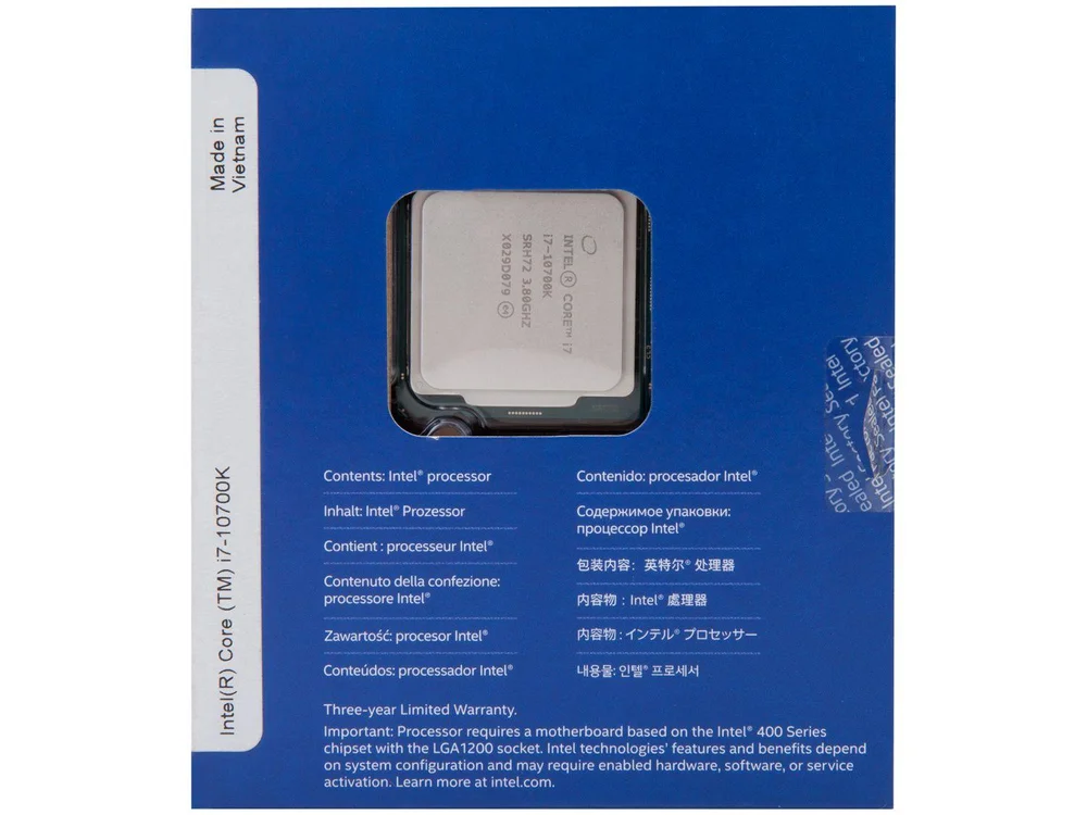 Processador Intel 10700k KaBuM Processador Intel 10700k KaBuM