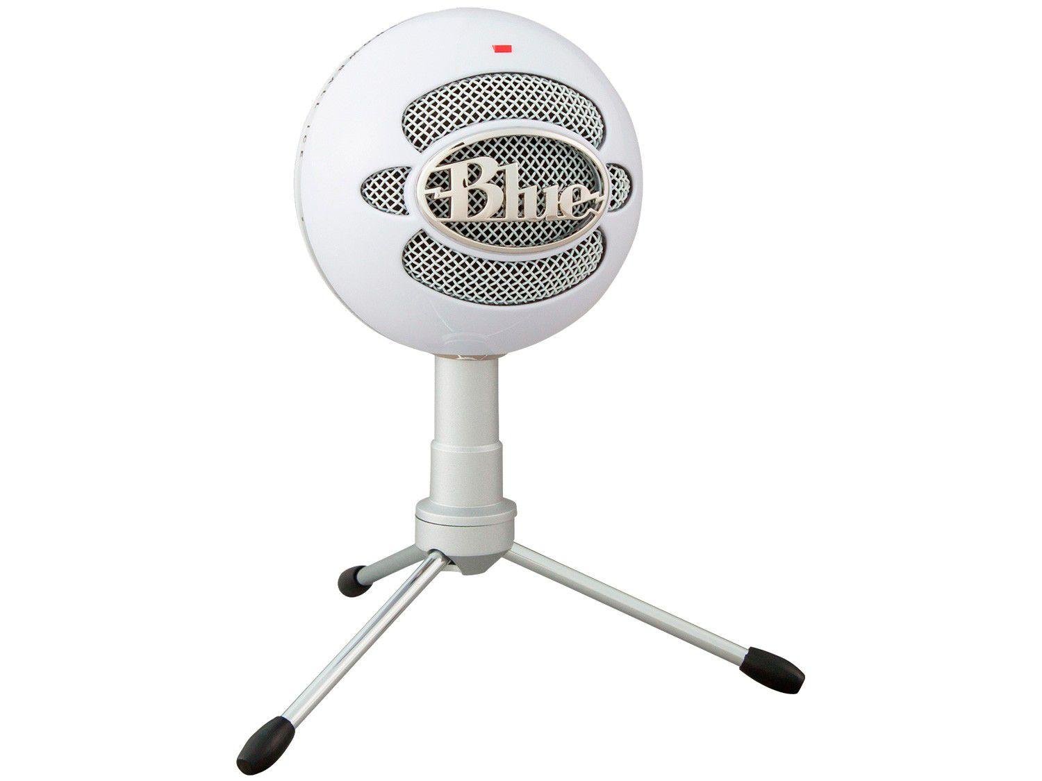 Microfone Condensador Usb Blue Snowball Ice Branco 988-00007.
