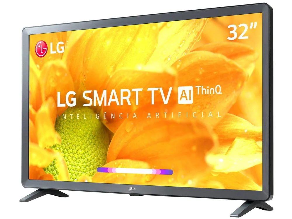 Imagem 4 de 16 do produto Smart TV LED LG 32 Polegadas HD, LCD, HDR Ativo, Thinq AI, Virtual Surround Sound, Bivolt, Ceramic Black - 32LM625BPSB