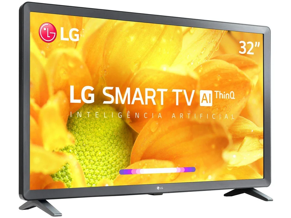 Imagem 6 de 16 do produto Smart TV LED LG 32 Polegadas HD, LCD, HDR Ativo, Thinq AI, Virtual Surround Sound, Bivolt, Ceramic Black - 32LM625BPSB