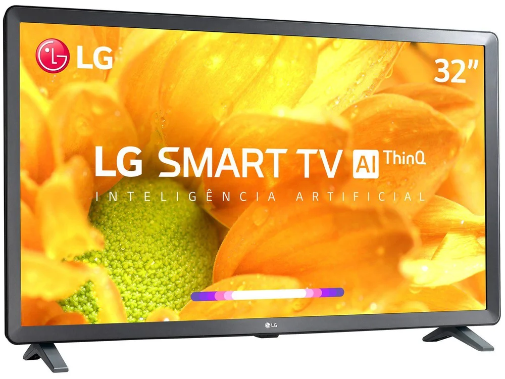 Imagem 7 de 16 do produto Smart TV LED LG 32 Polegadas HD, LCD, HDR Ativo, Thinq AI, Virtual Surround Sound, Bivolt, Ceramic Black - 32LM625BPSB
