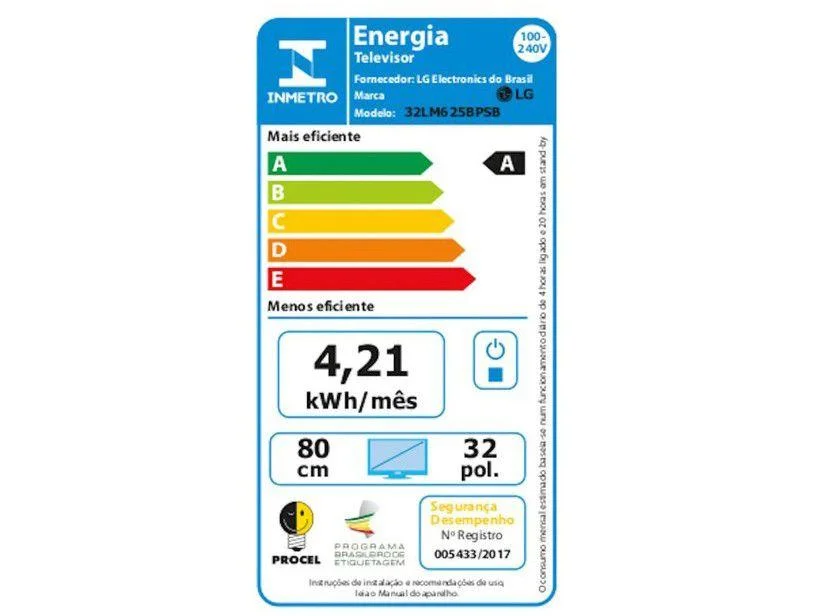 Imagem 16 de 16 do produto Smart TV LED LG 32 Polegadas HD, LCD, HDR Ativo, Thinq AI, Virtual Surround Sound, Bivolt, Ceramic Black - 32LM625BPSB