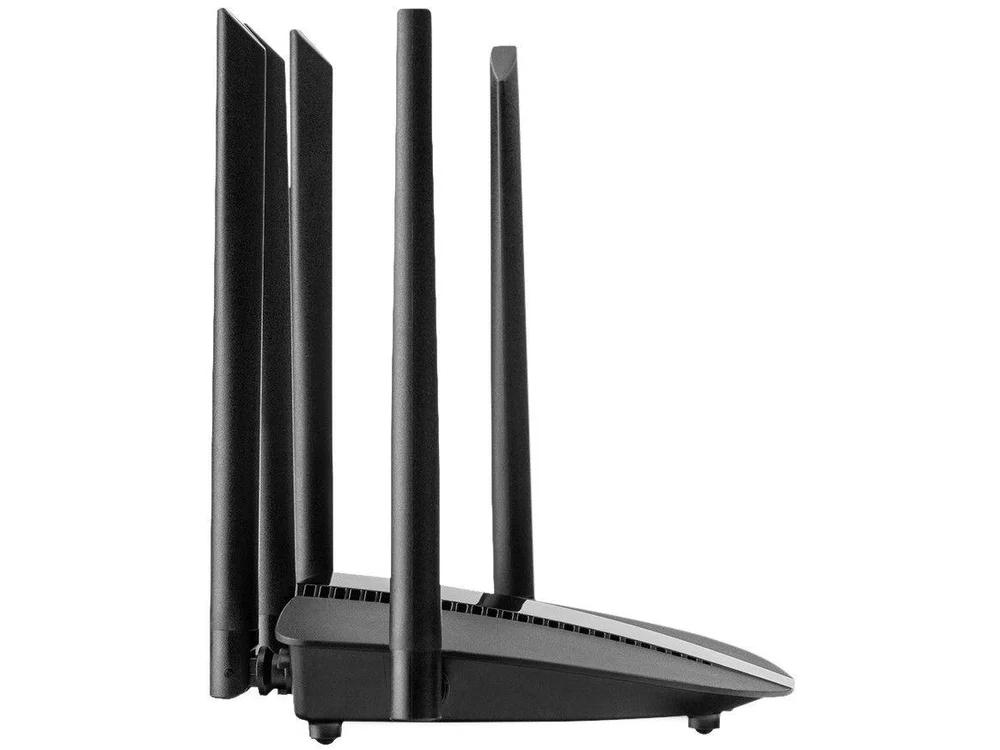 Roteador Wireless Multi  Draco, AC, 1200Mbps, Banda dupla, 5 Antenas Externas - Re017