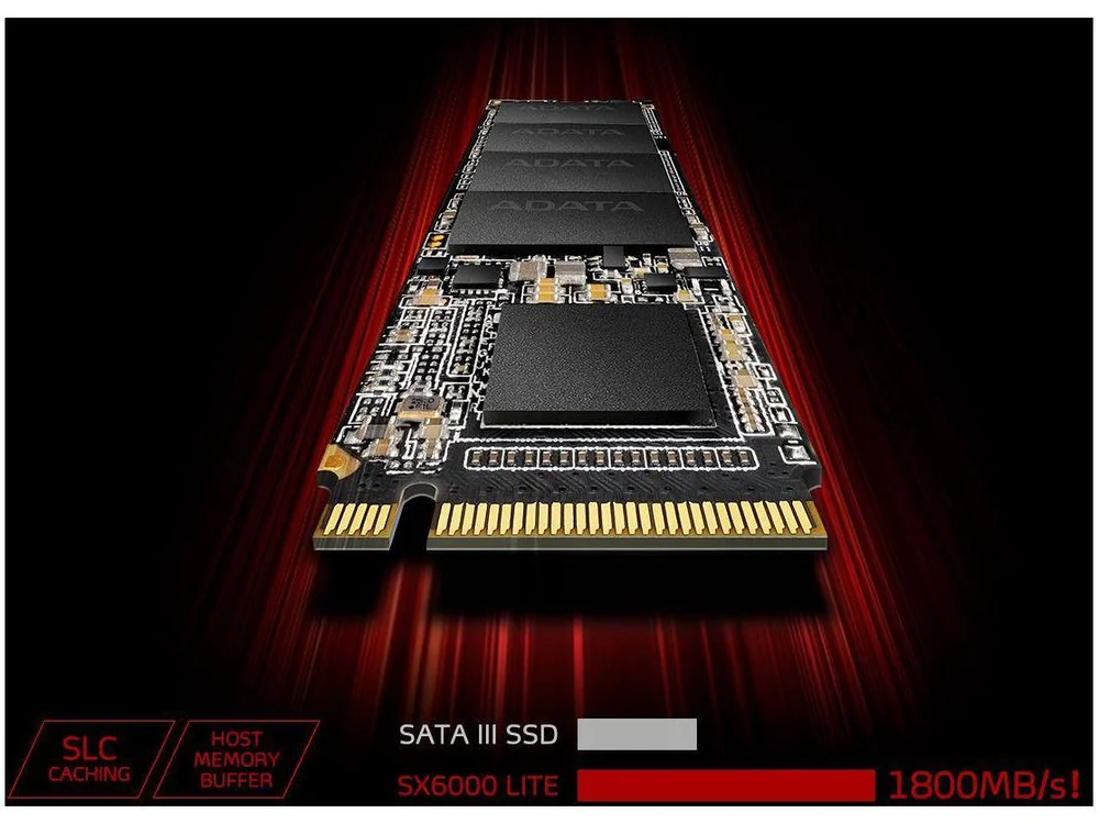 Ssd Xpg Sx6000 Lite 1Tb M2 NVMe KaBuM