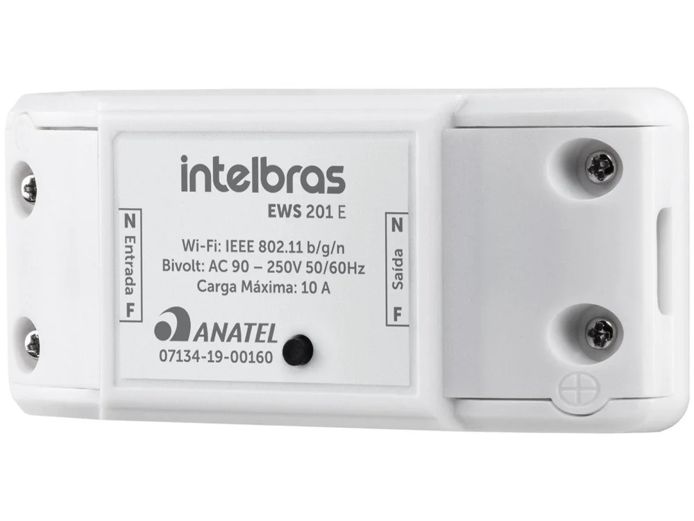 Interruptor Inteligente Intelbras, Wi-Fi, EWS 201 E - 4850001 - view 3