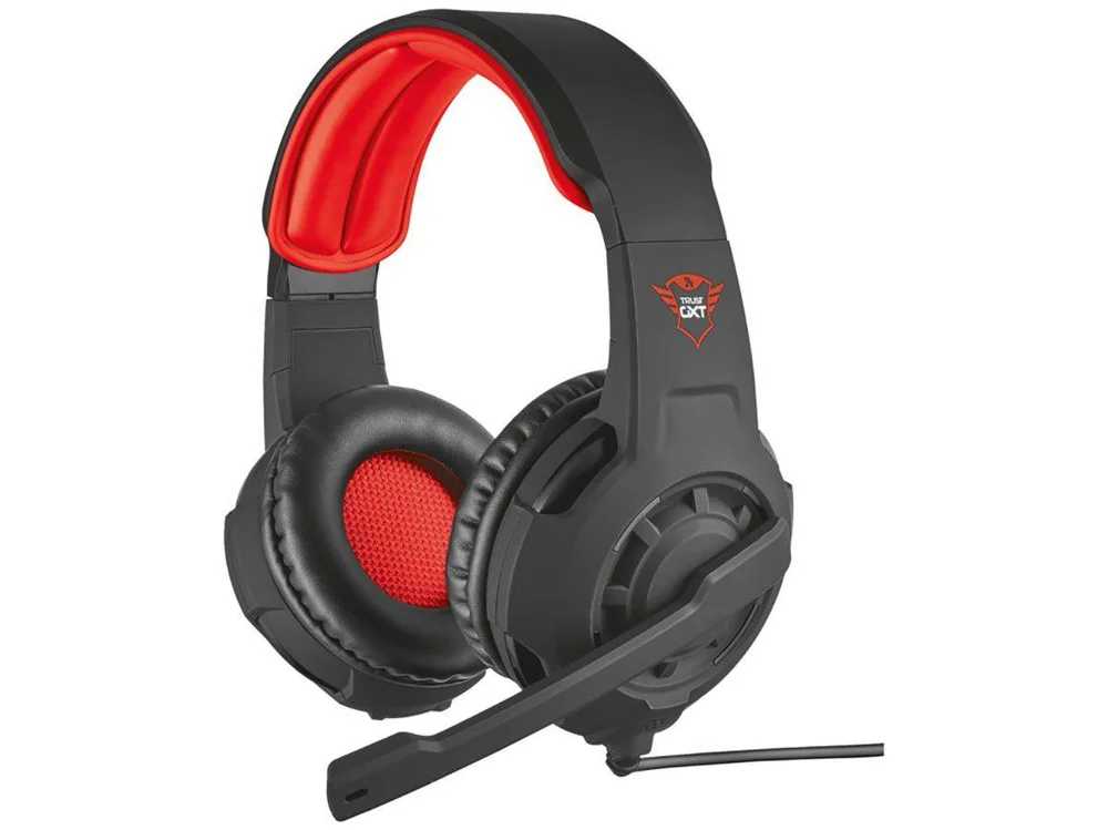 Headset Gamer Trust Radius Preto Kabum