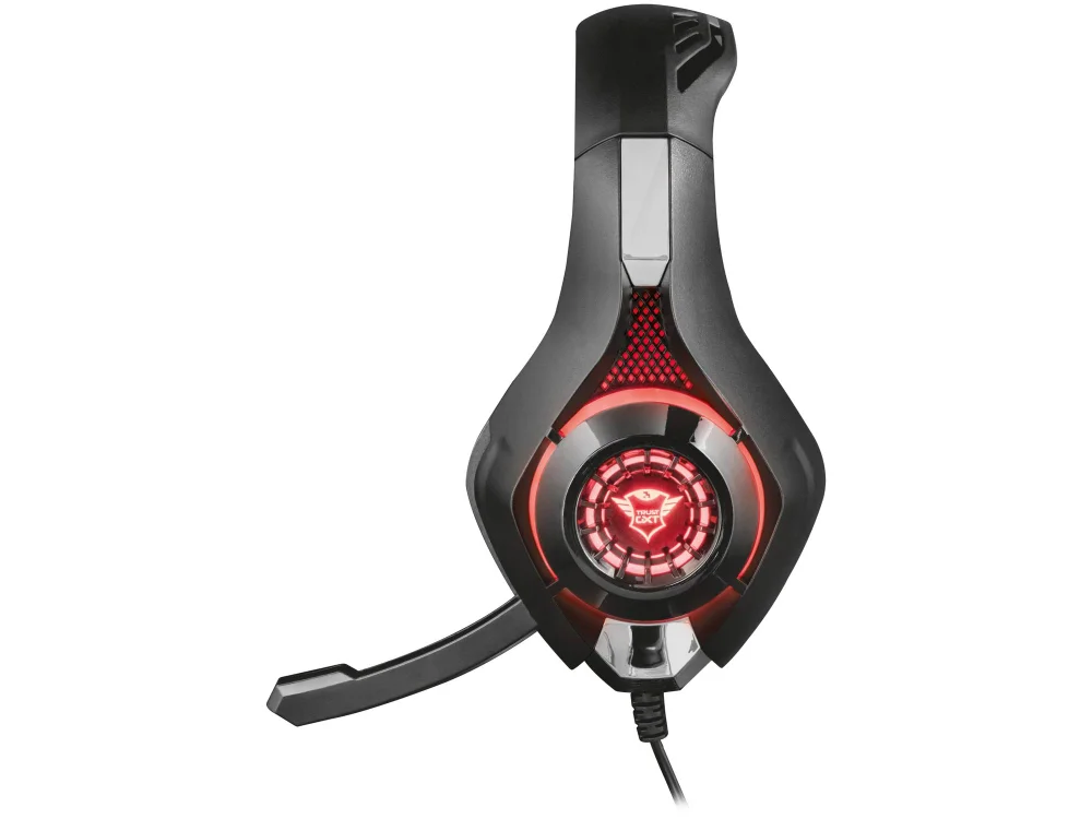 Headset Gamer Trust Nero Gxt313 Led Kabum