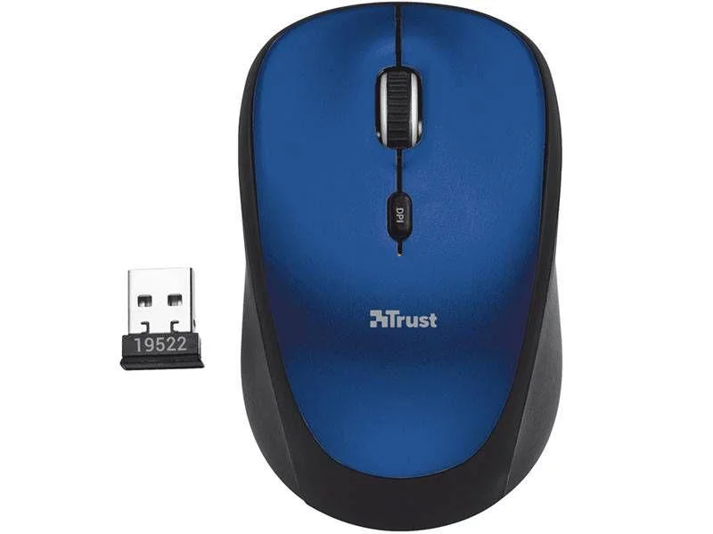 Mouse Trust Yvi T19663 1600 Dpi Azul Sem Fio. - view 2