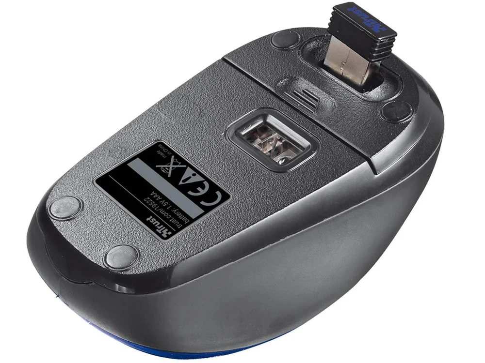 Mouse Trust Yvi T19663 1600 Dpi Azul Sem Fio. - view 3