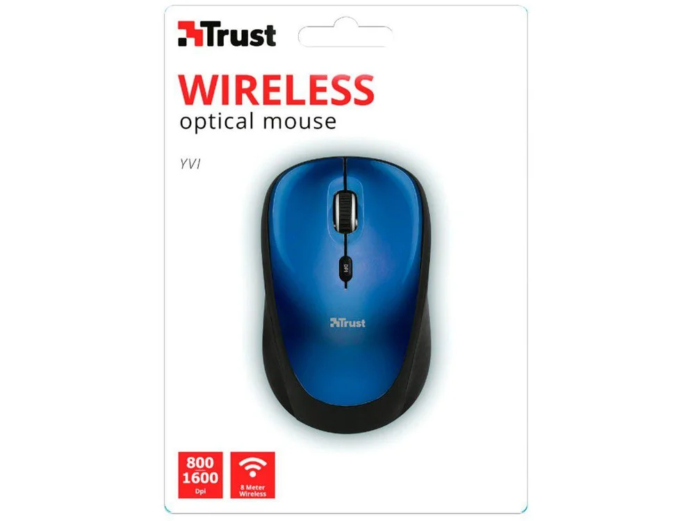 Mouse Trust Yvi T19663 1600 Dpi Azul Sem Fio. - view 5