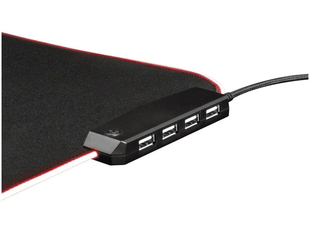 Imagem 12 de 16 do produto Mouse Pad Trust Gxt765, LED RGB, Grande, 25cmx35cm, Preto