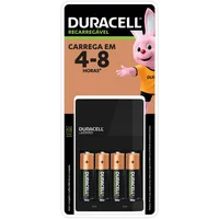 Carregador De Pilha AA E AAA, Duracell, 4 Pilhas AA, 2500mah.