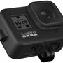 Capa Silicone Gopro Hero 8 + Cordão Ajustável - Sleeve + Lanyard Cor Preto