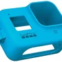 Capa Silicone Gopro Hero 8 + Cordão Ajustável - Sleeve + Lanyard Cor Azul