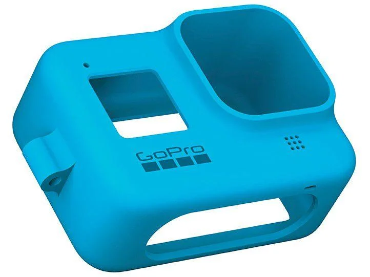 Capa Silicone Gopro Hero 8 + Cordão Ajustável - Sleeve + Lanyard Cor Azul - view 2