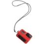 Capa Silicone Gopro Hero 8 + Cordão Ajustável - Sleeve + Lanyard Cor Vermelho