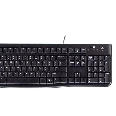 Teclado e Mouse Logitech Mk120, USB, ABNT, Alta Definição, Preto - 920-004429