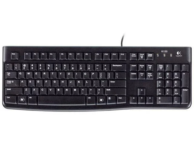Imagem 2 de 2 do produto Teclado e Mouse Logitech Mk120, USB, ABNT, Alta Definição, Preto - 920-004429