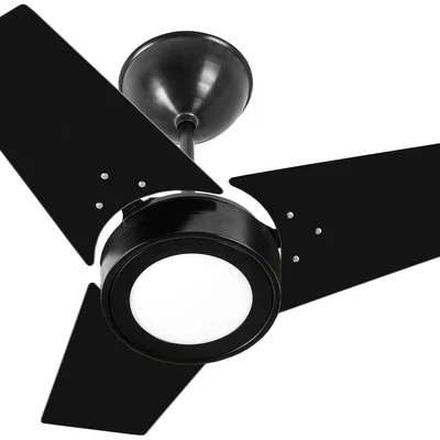 Ventilador De Teto Fit Led Venti-delta Preto 220 V 130 W