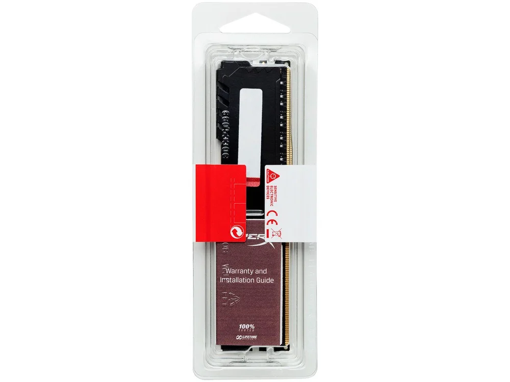 Imagem 6 de 6 do produto Memória Kingston HyperX Fury, 8GB, 3200MHz, DDR4, CL16, Preto - HX432C16FB3/8