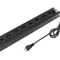 Regua Force Line Com 8 Tomadas, Com Filtro De Linha, Para Rack 19, 20a, Cabo 1.5m, 0090800001