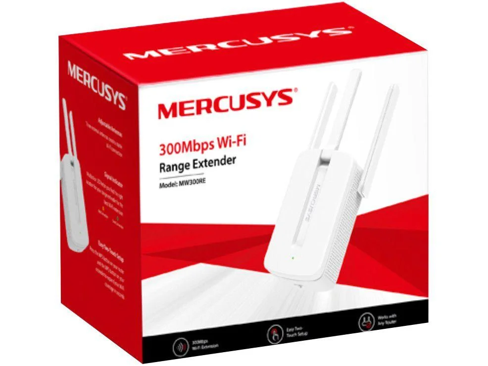 Repetidor De Sinal Wifi Mercusys Mw300re 300mbps - view 3