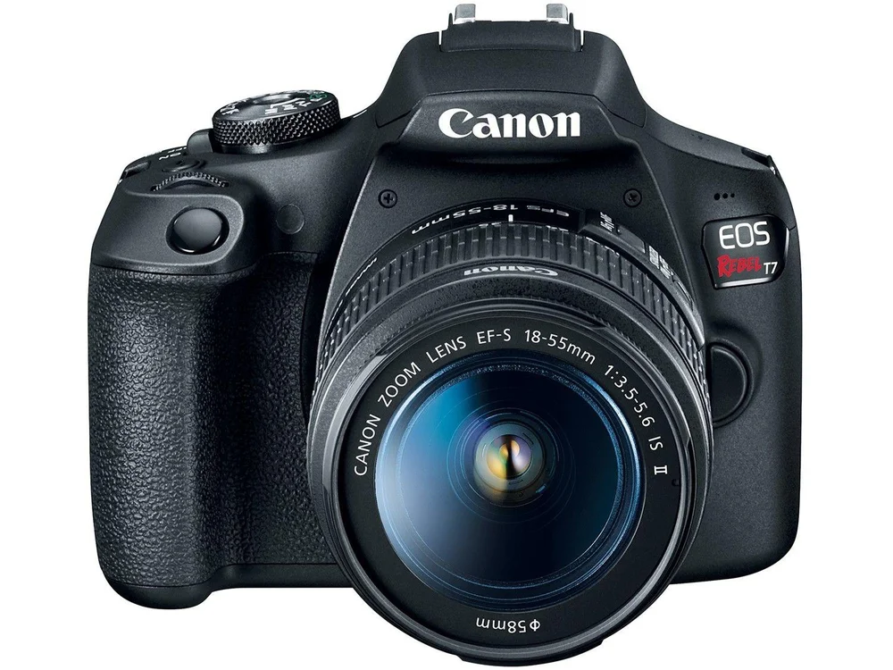 Canon Eos Rebel T7 Plus, Profissional Com Lente 18-55, 24.1 Mega Pixels - 2727c089aa - view 2