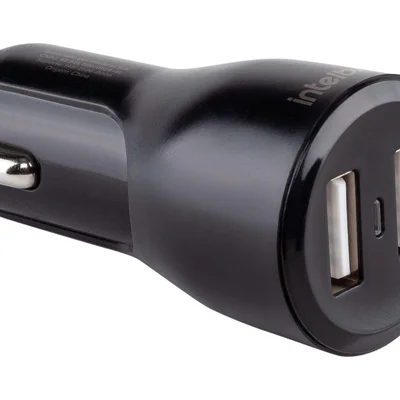 Carregador Veicular Usb - Com 2 Portas Usb - 2.4a - Universal - Intelbras Ecv2 Fast