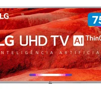 Smart TV LED LG 75 Polegadas 4K 4 HDMI 2 USB WiFi