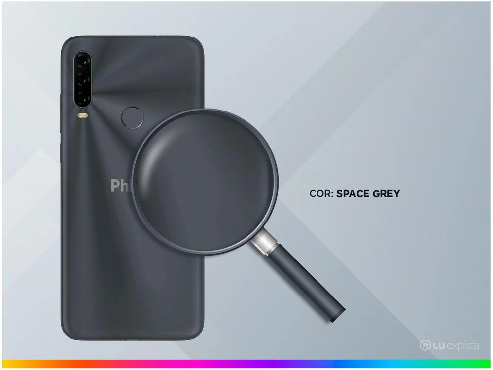 Smartphone Philco Hit P10, 128GB, Tela 6.2, Android 10 - Cinza - view 3