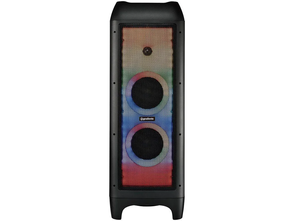 Caixa Amplificada Extreme Colors Led Gcl106 Gradiente, 1500w, Bluetooth, P2, P10 - view 4