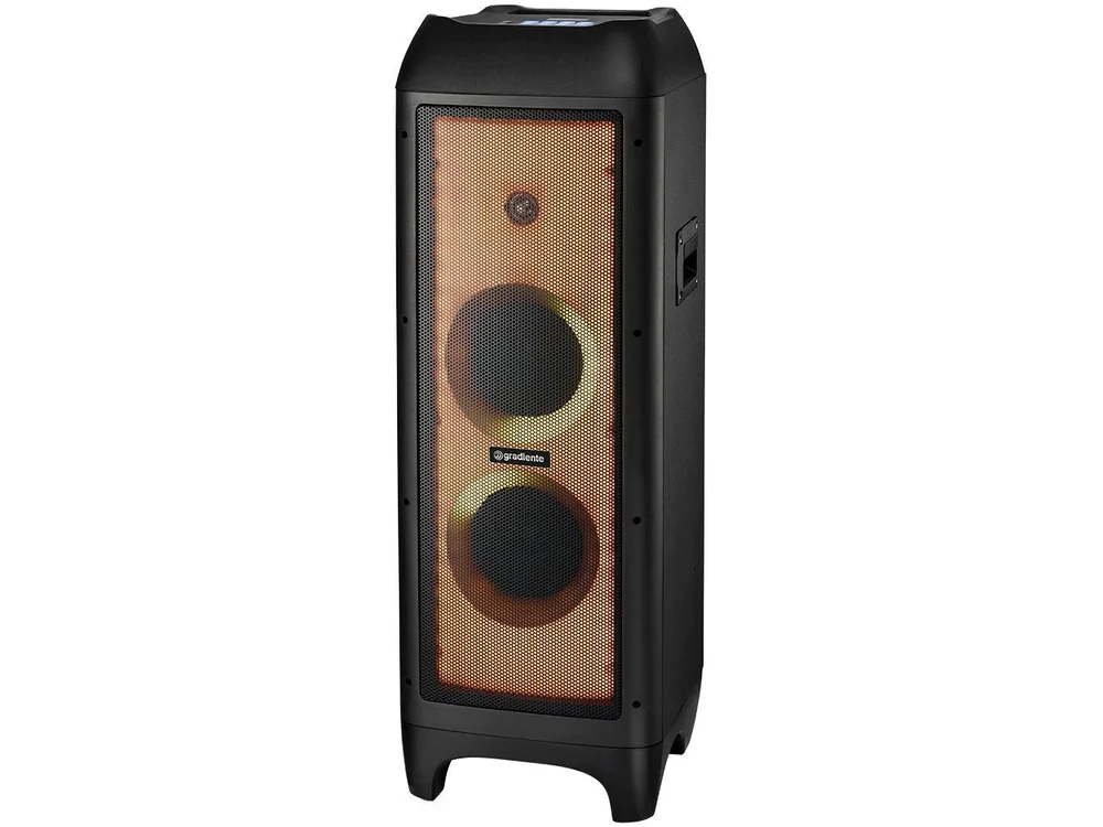 Caixa Amplificada Extreme Colors Led Gcl106 Gradiente, 1500w, Bluetooth, P2, P10 - view 6