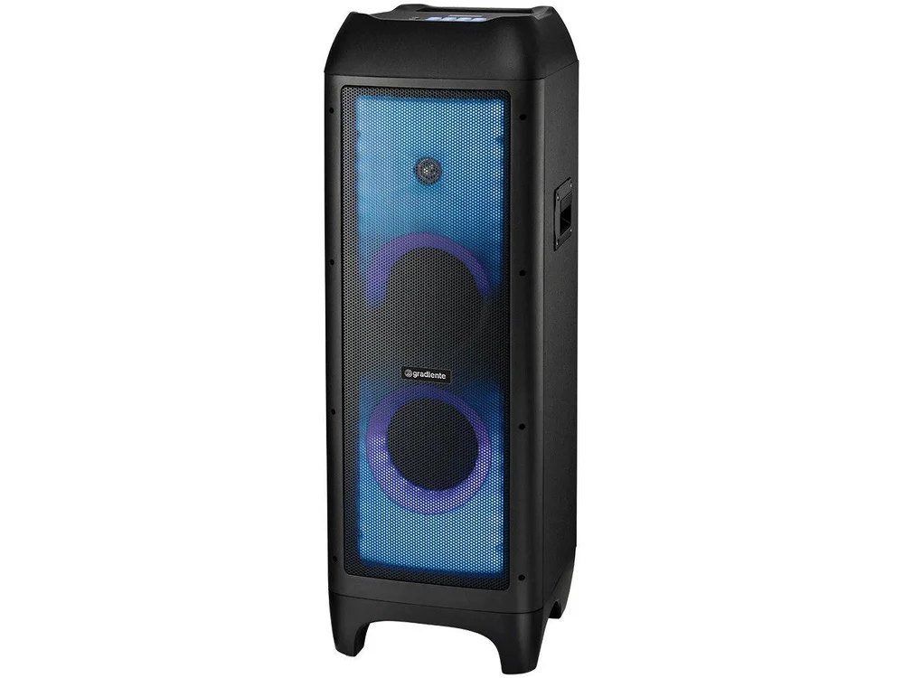 Caixa Amplificada Extreme Colors Led Gcl106 Gradiente, 1500w, Bluetooth, P2, P10 - view 7