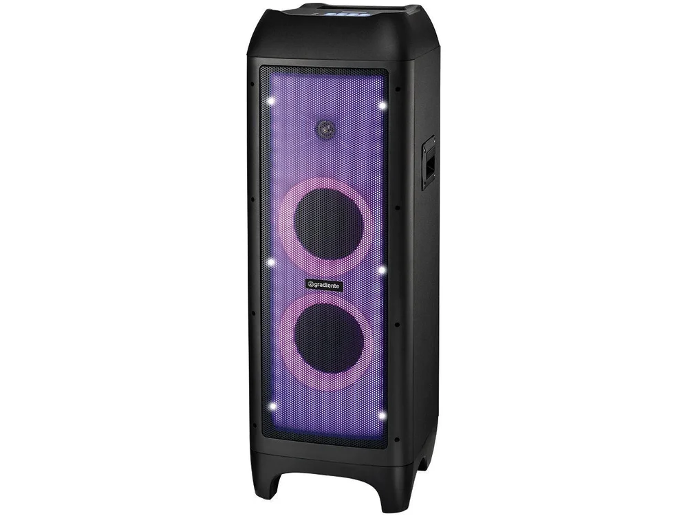 Caixa Amplificada Extreme Colors Led Gcl106 Gradiente, 1500w, Bluetooth, P2, P10 - view 9
