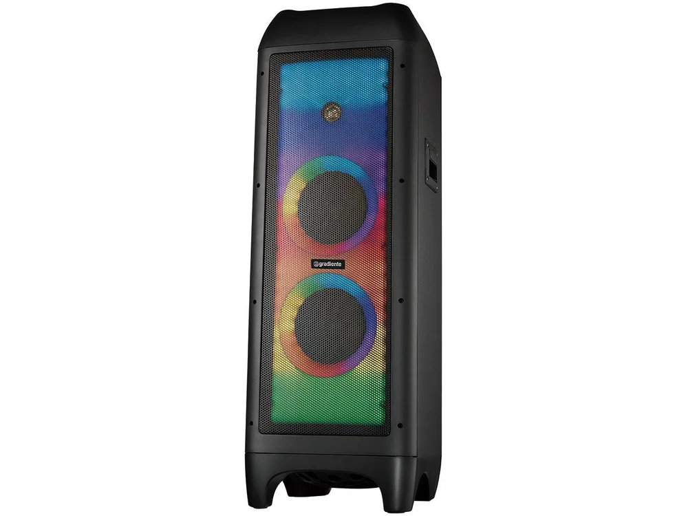 Caixa Amplificada Extreme Colors Led Gcl106 Gradiente, 1500w, Bluetooth, P2, P10 - view 10
