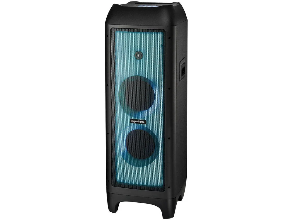 Caixa Amplificada Extreme Colors Led Gcl106 Gradiente, 1500w, Bluetooth, P2, P10 - view 11