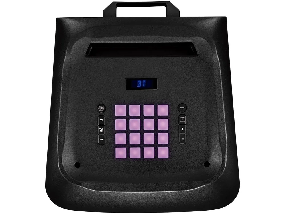 Caixa Amplificada Extreme Colors Led Gcl106 Gradiente, 1500w, Bluetooth, P2, P10 - view 13