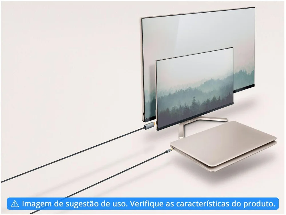 Imagem 2 de 12 do produto Cabo Adaptador Trust Calyx Usb-c Para Hdmi 4k 1.8m