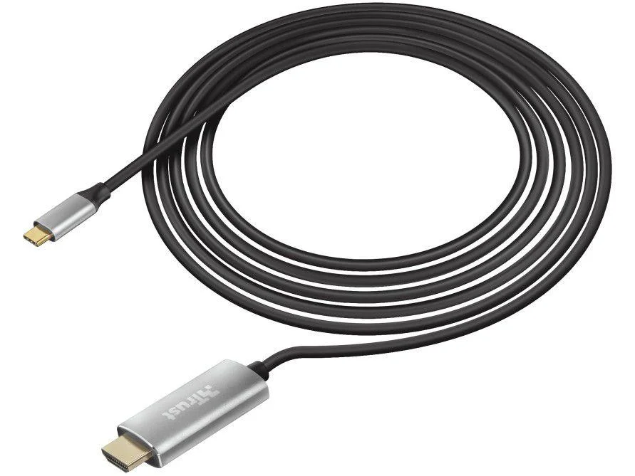 Imagem 4 de 12 do produto Cabo Adaptador Trust Calyx Usb-c Para Hdmi 4k 1.8m