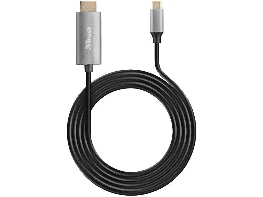 Imagem 5 de 12 do produto Cabo Adaptador Trust Calyx Usb-c Para Hdmi 4k 1.8m