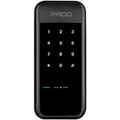 Fechadura Eletrônica Digital De Sobrepor, Com Senha Fds-10, Pado - Preto