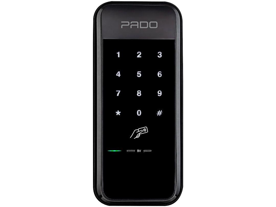 Fechadura Eletrônica Digital De Sobrepor, Com Cartão Rfid Fds-50, Pado - Preto