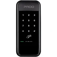 Fechadura Eletrônica Digital De Sobrepor, Com Cartão Rfid Fds-50, Pado - Preto