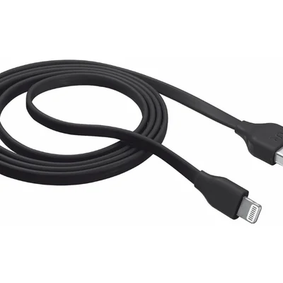 Cabo Flat Lightning 1 Metro Para Carregar E Sincronizar Ipad Iphone Ou Ipod Homologando Apple - 20127 - Trust